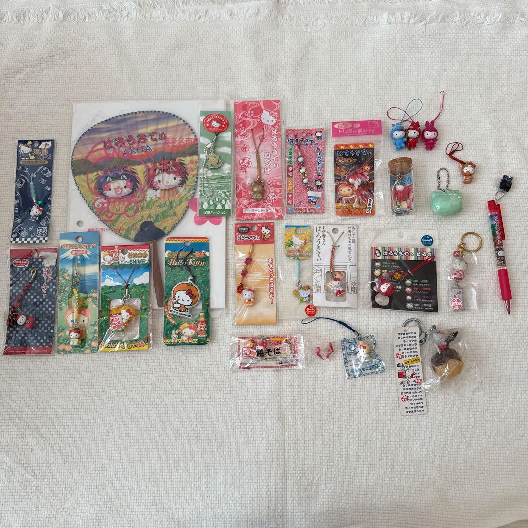 ハローキティ　ご当地キティ　ストラップ　598個おまとめ セット売り　根付け