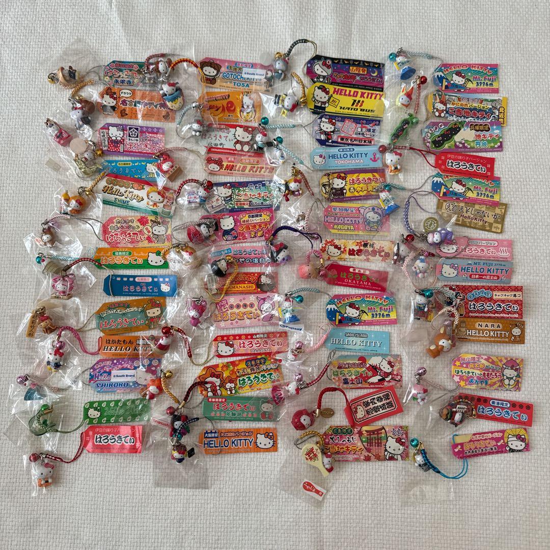 ハローキティ　ご当地キティ　ストラップ　598個おまとめ セット売り　根付け