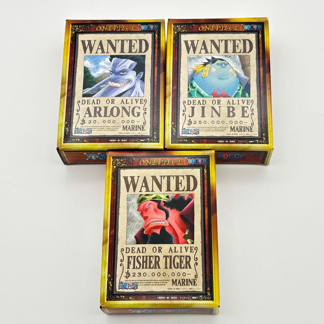 ①ONE PIECE ワンピース 手配書ミニパズル150ピース 完成品18個