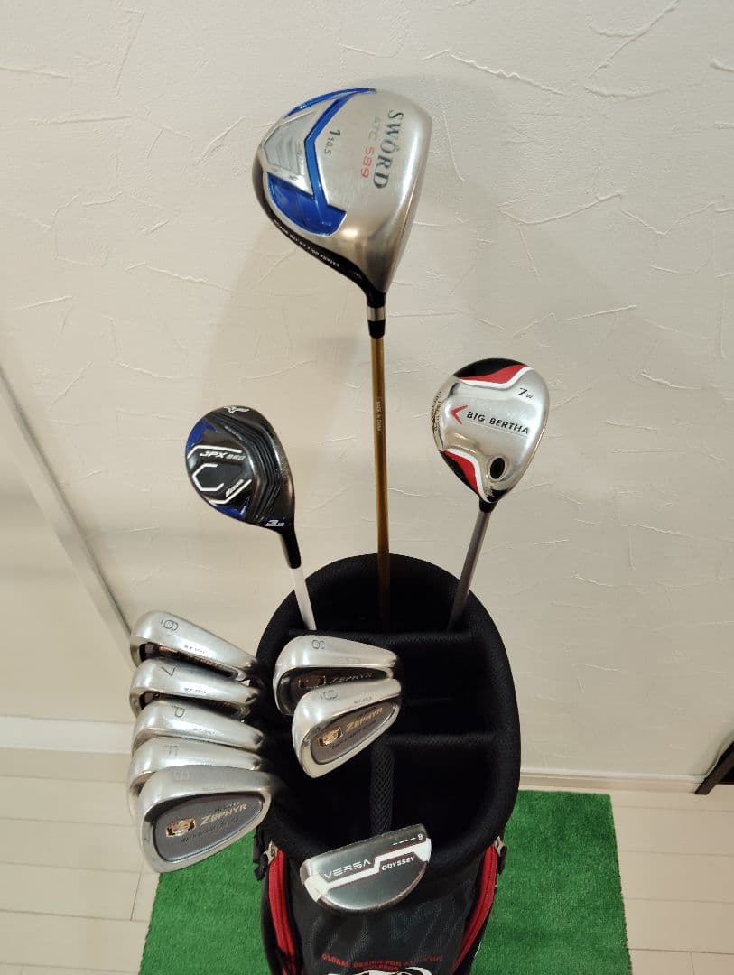 ★中古オススメ/フレックスSR/11本/ミズノ、キャロウェイ　ゴルフセット