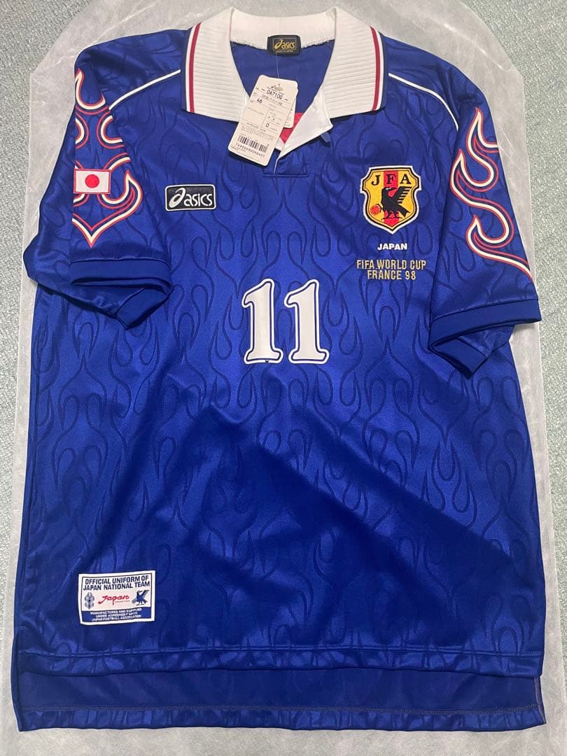 【新品・未使用】1998 サッカー フランスW杯 日本代表 ユニフォーム
