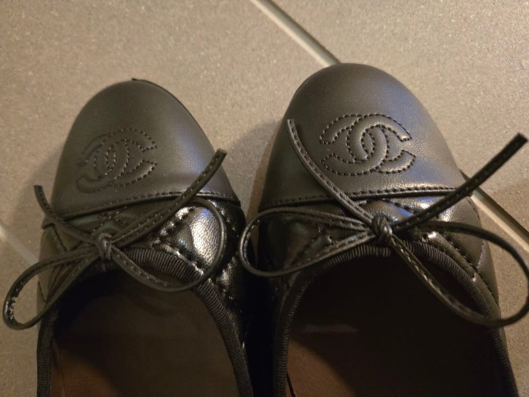 ☆新品未使用☆CHANEL ブラック バレリーナ