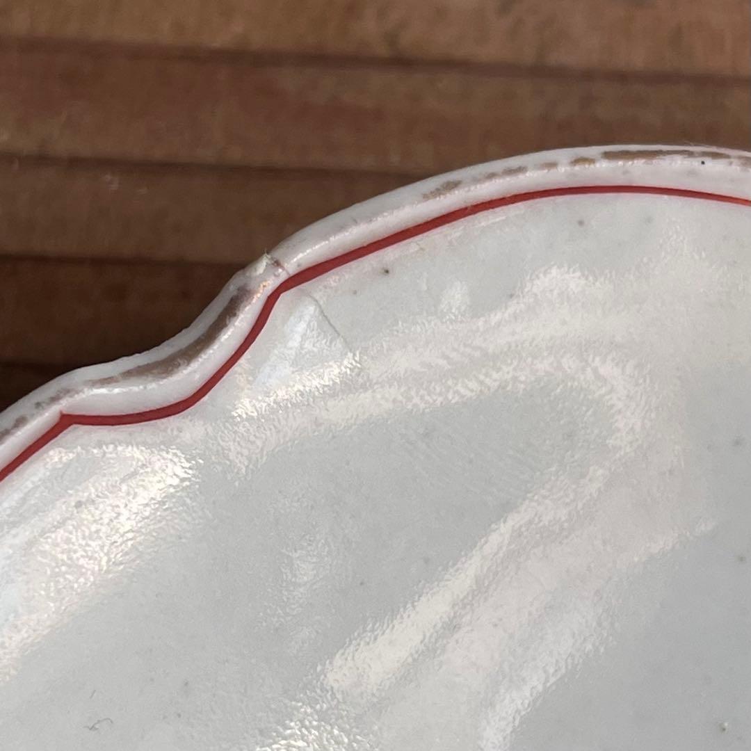 骨董　古伊万里　立雛　5寸皿　5客組