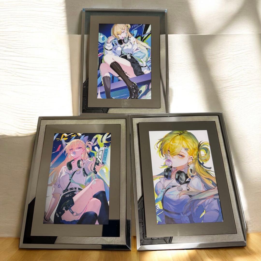 新品 鳴潮 リンネー 写真イラスト 写真立て 7つセット