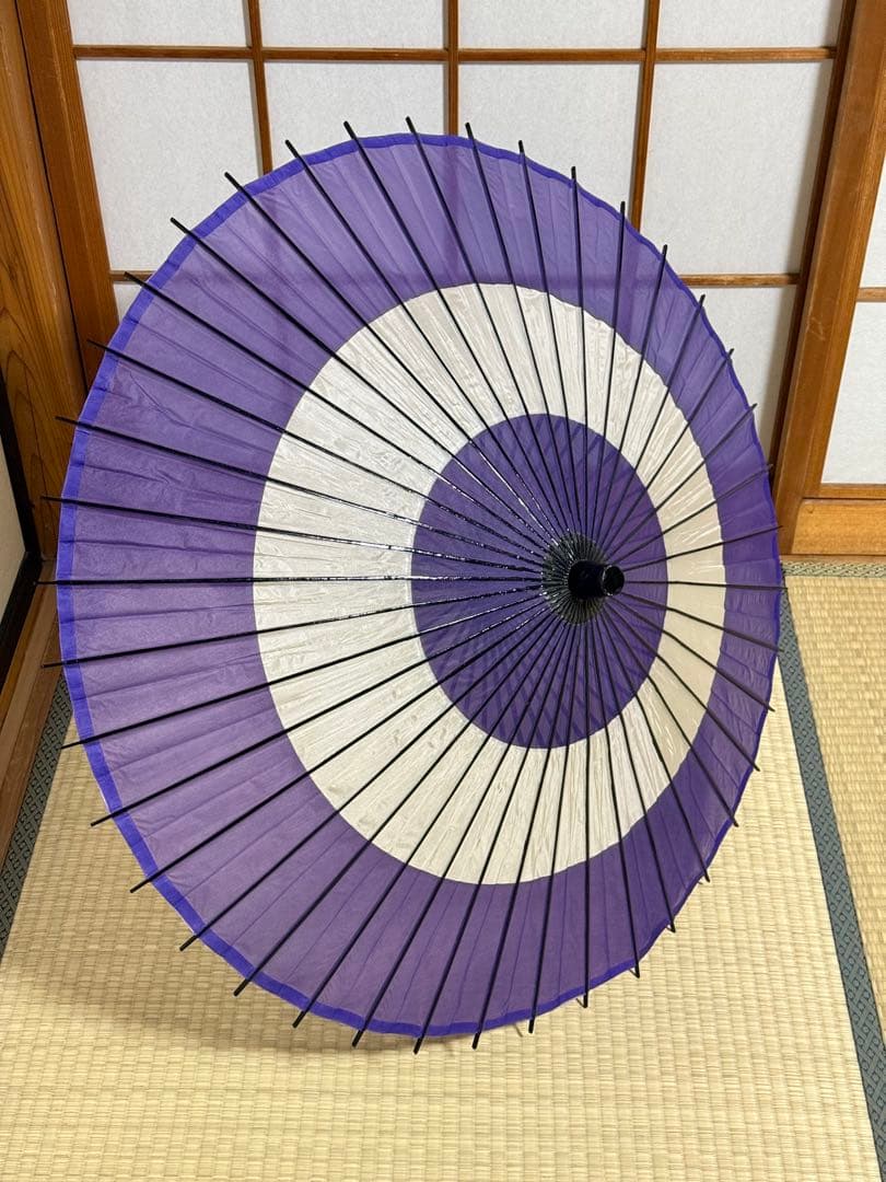 蛇の目傘　番傘　絹　シルク　助六　和傘　傘　二段継　舞踊　大衆演劇　着物　撮影