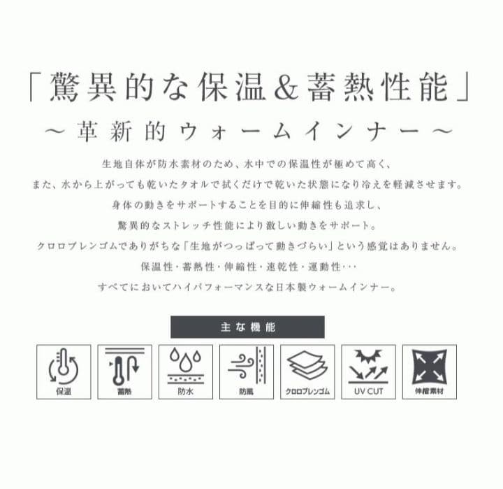 エアースキンブラックメタリックス/フード付きインナー新品Мサイズ