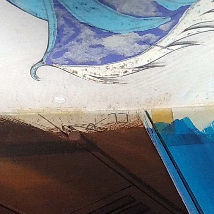 UFOロボ　グレンダイザー　ルビーナ　直筆背景付きセル画　荒木伸吾　姫野美智