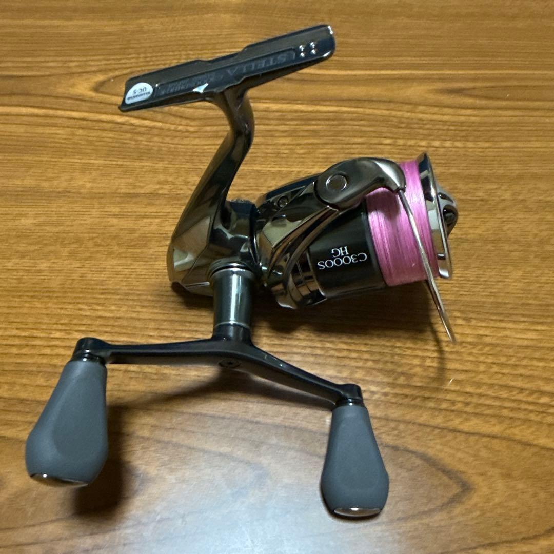 【美品】シマノ 22ステラ C3000SDHHG スピニングリール