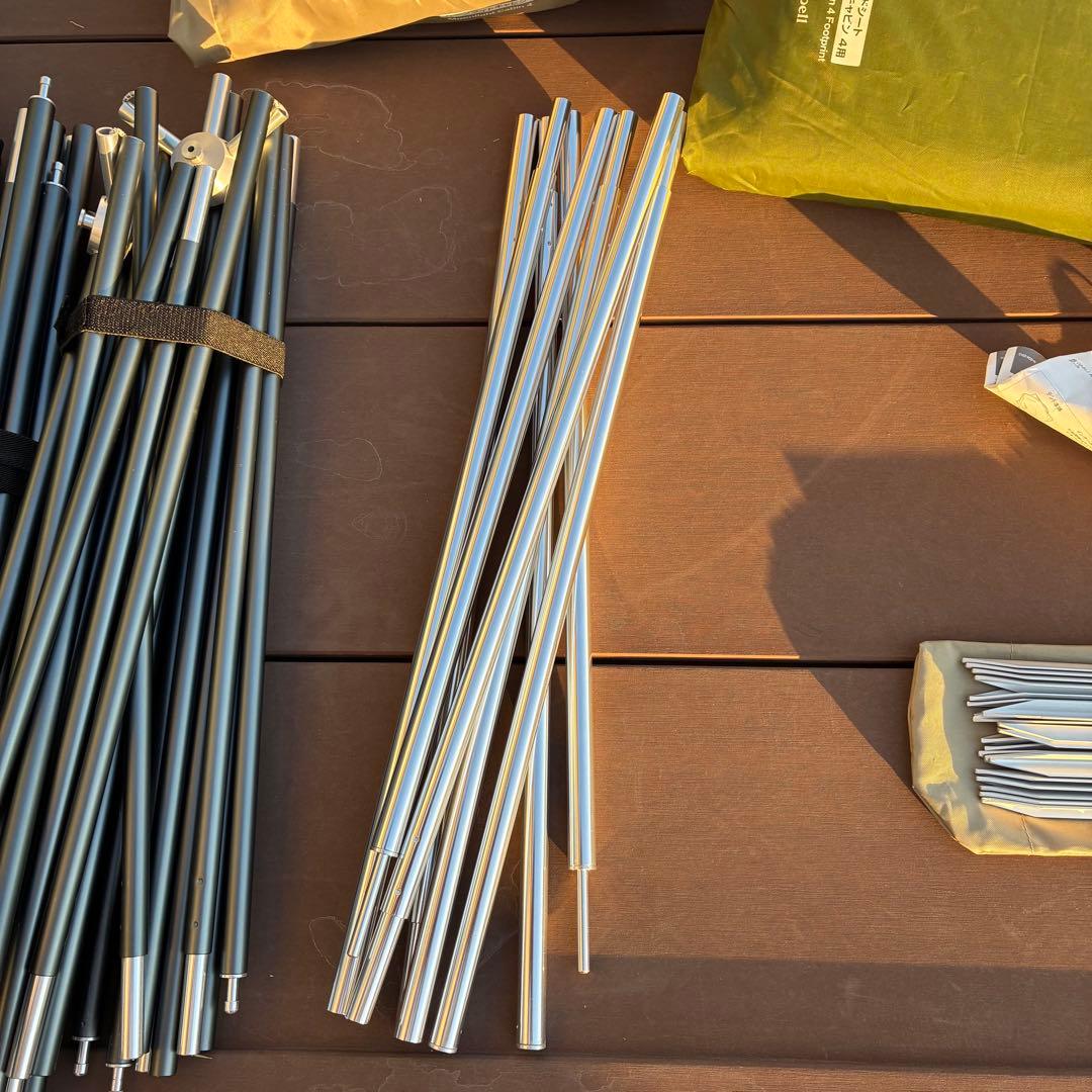 【美品】mont-bell モンベル ムーンライトキャビン4 付属品多数