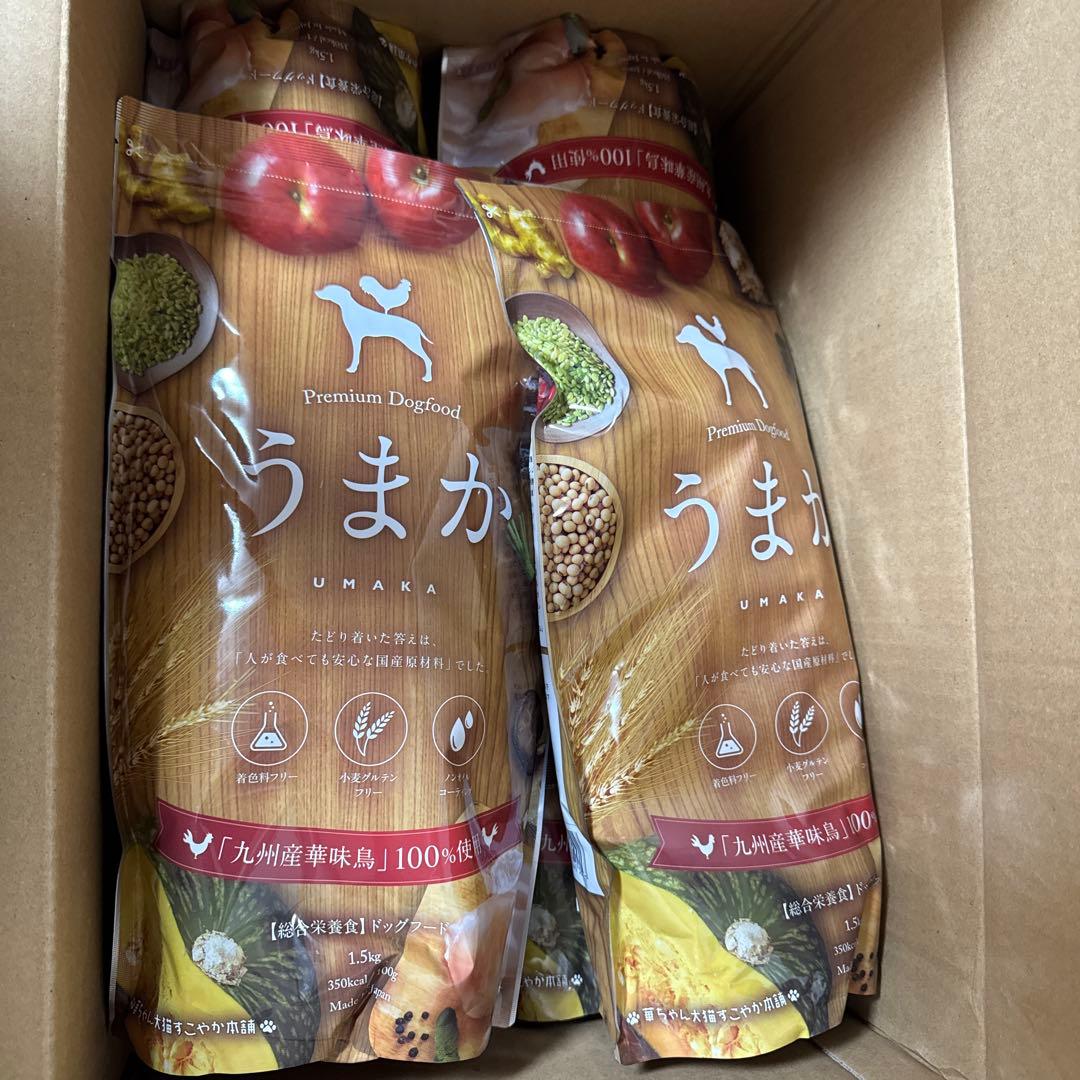 プレミアムドッグフード うまか（UMAKA）1.5kg ×6袋セット