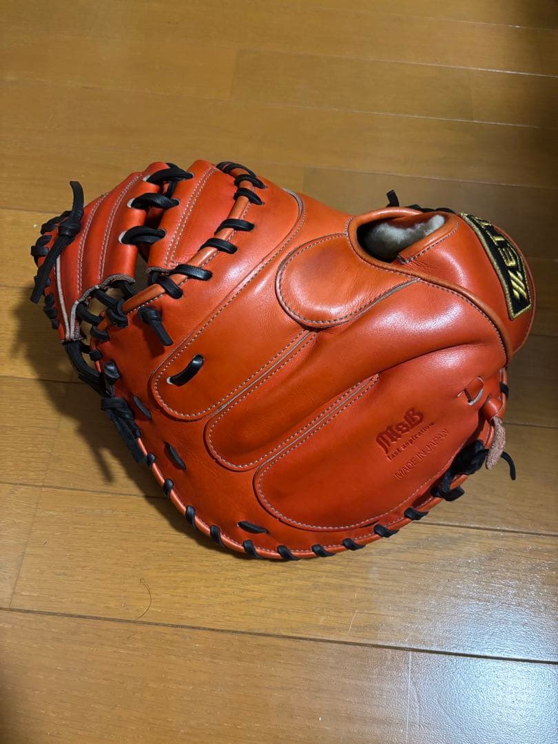 ZETTプロステータス 硬式 キャッチャーミット フルオーダー キップ 中村悠平