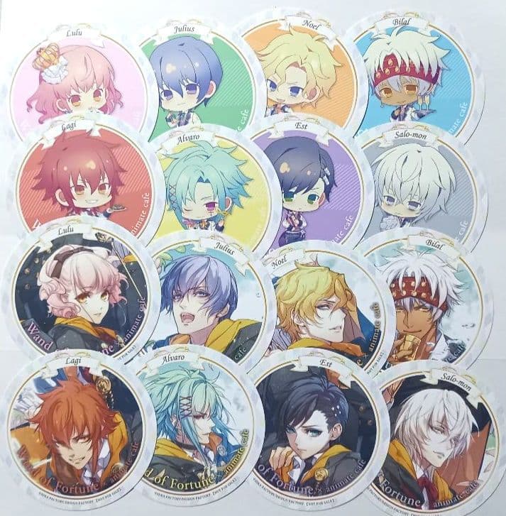 ワンド 10周年 × アニメイトカフェ コラボ コースター コンプリートセット