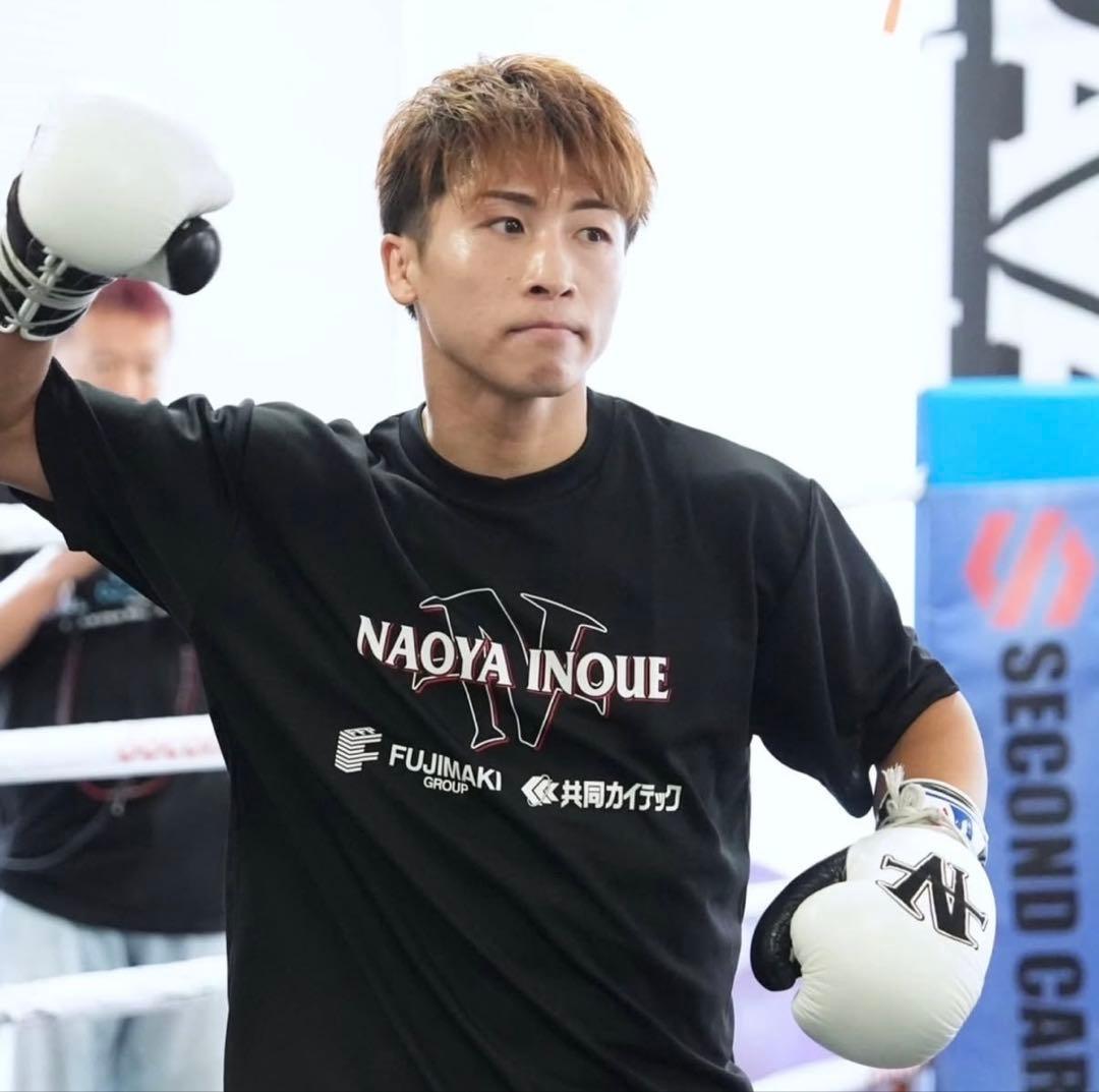 明日発送！井上尚弥×アフマダリエフ 後援会Tシャツ『L』