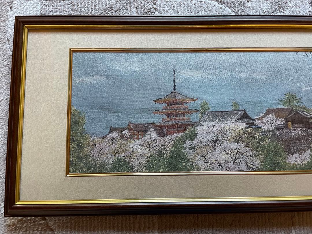 西陣織の額絵