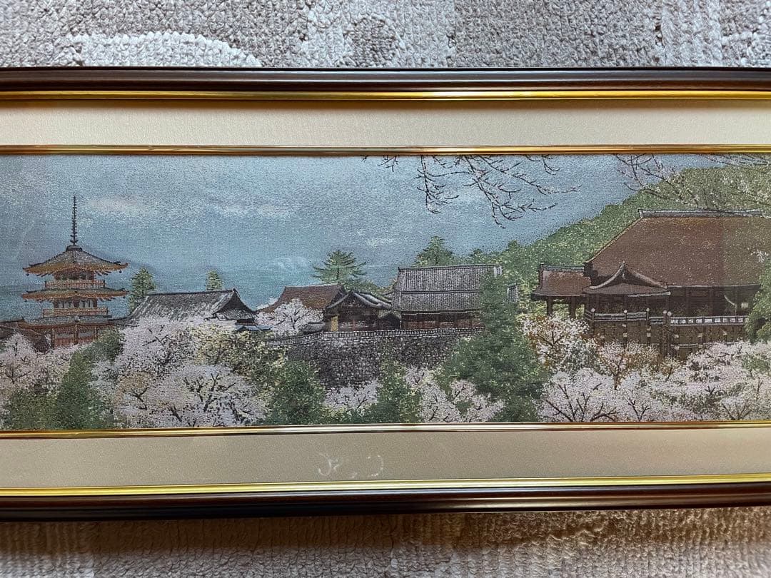西陣織の額絵