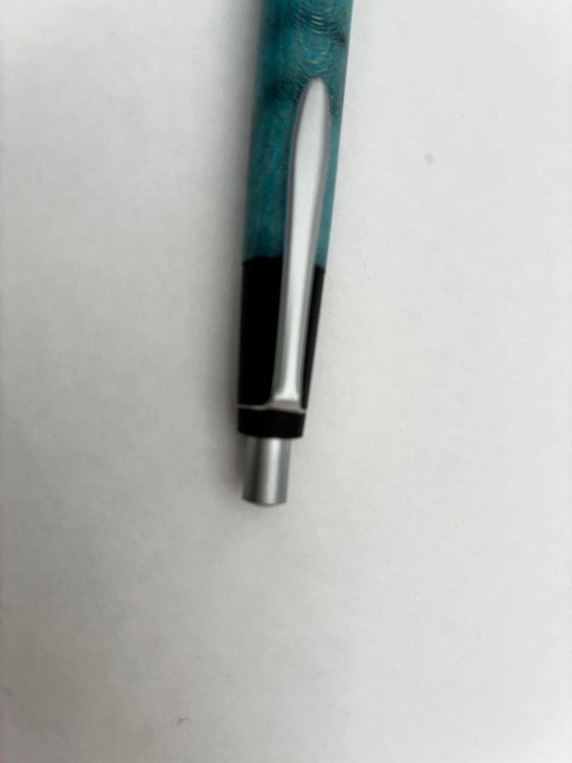 野原工芸　ボールペン スタビライズドウッド　青