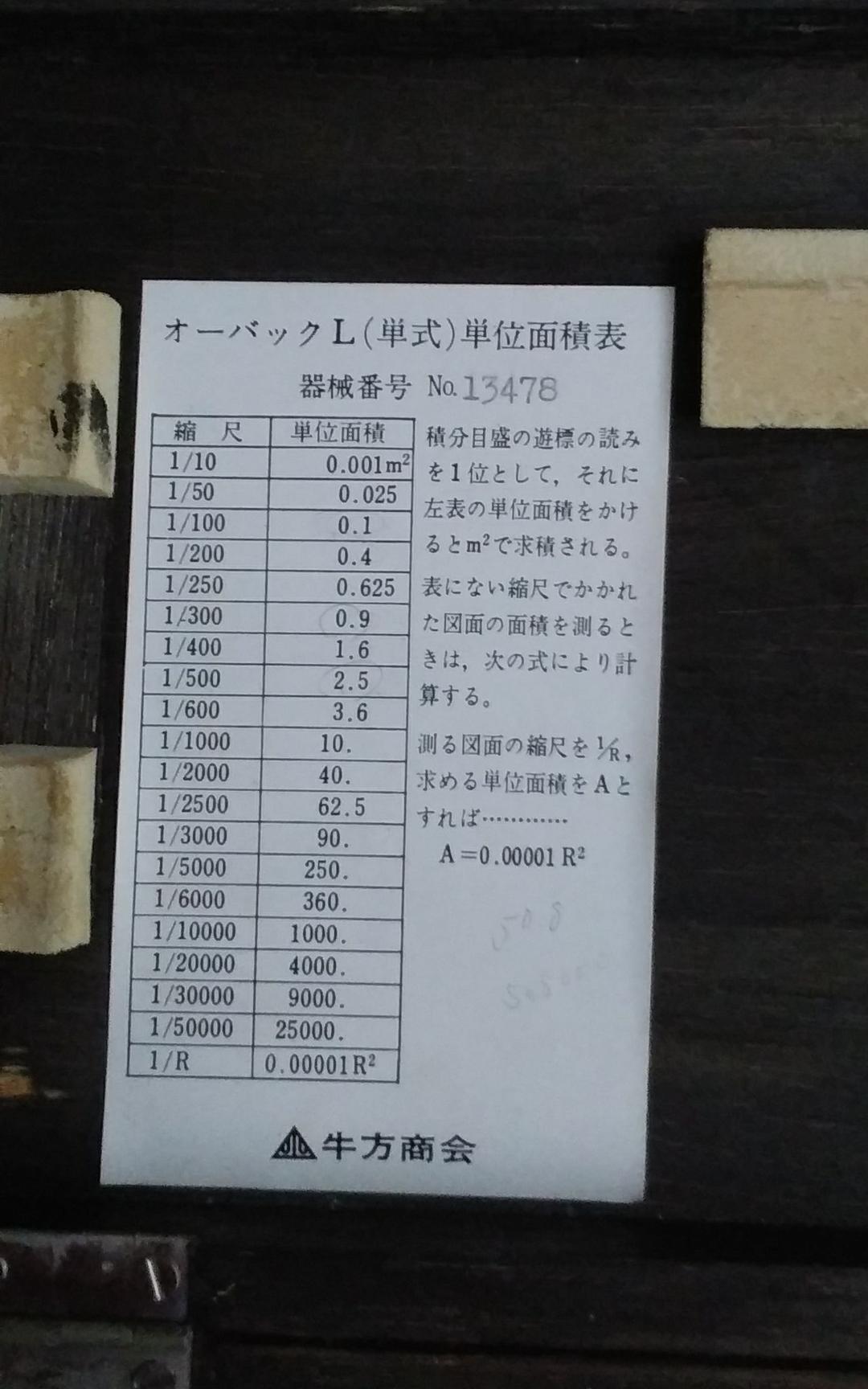 レトロ測量具　プラニメーター