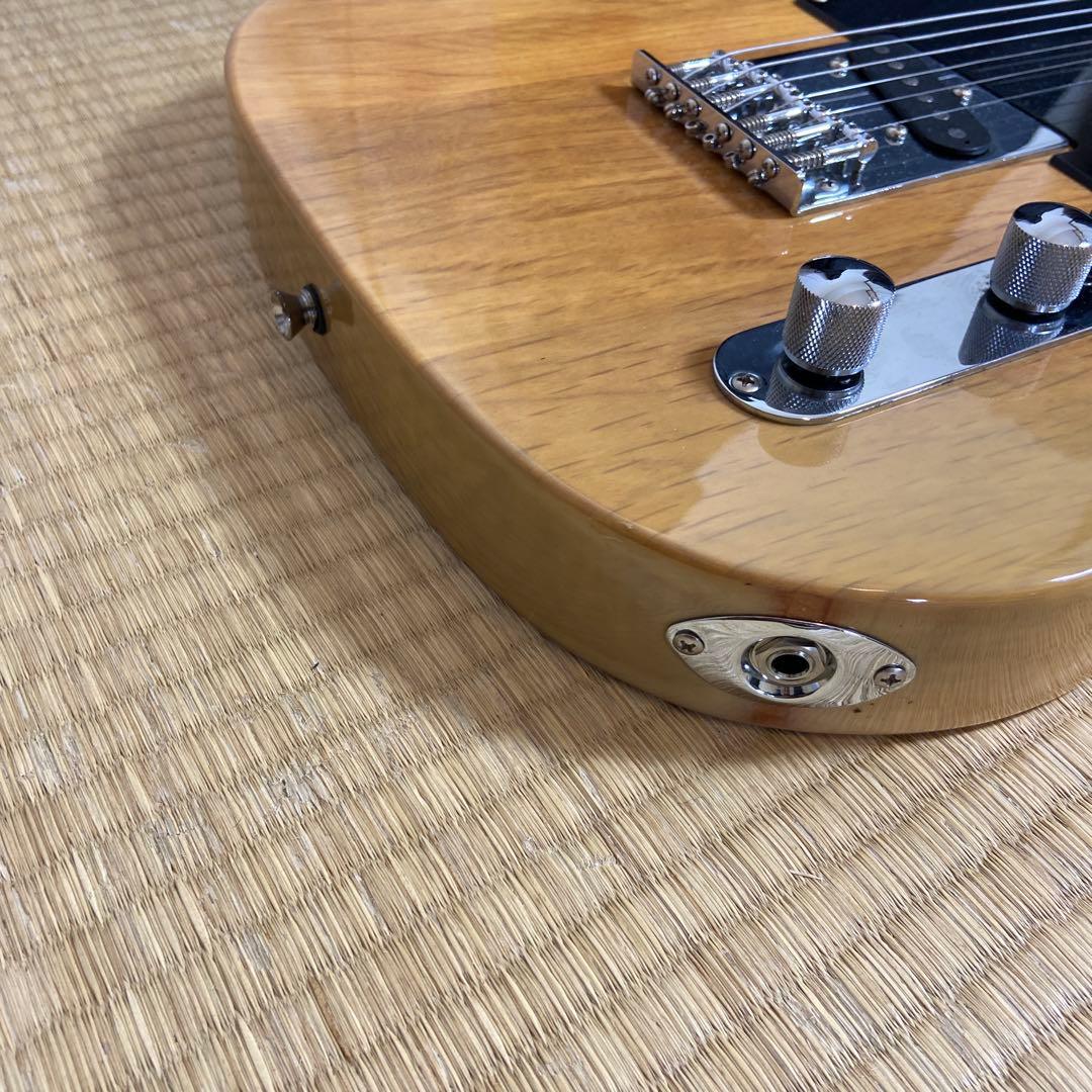 ノーブランド　テレキャスタータイプ エレキギター ギターケース付き