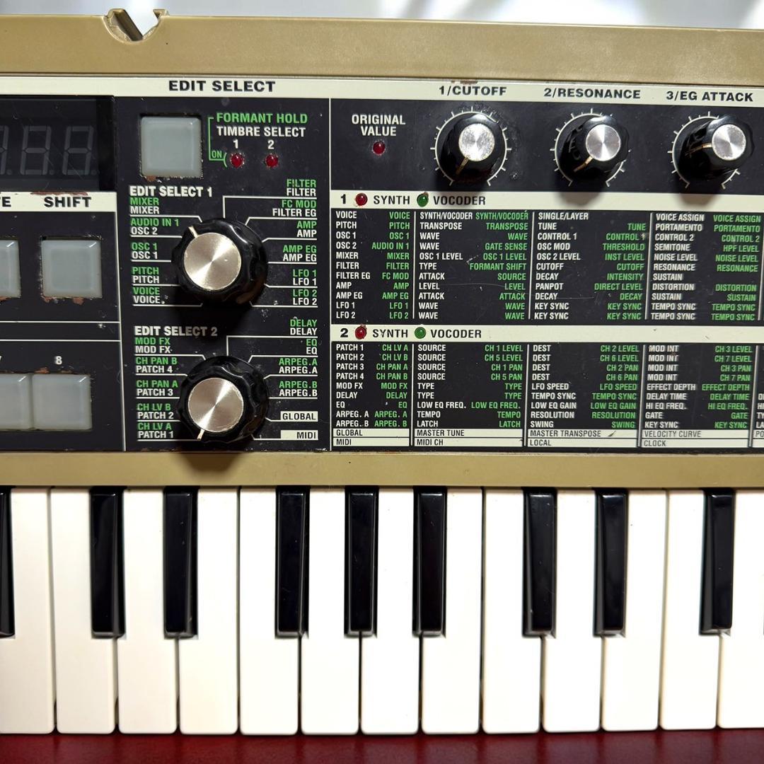 ☆ KORG microKORG 37鍵 アナログ モデリング シンセサイザー