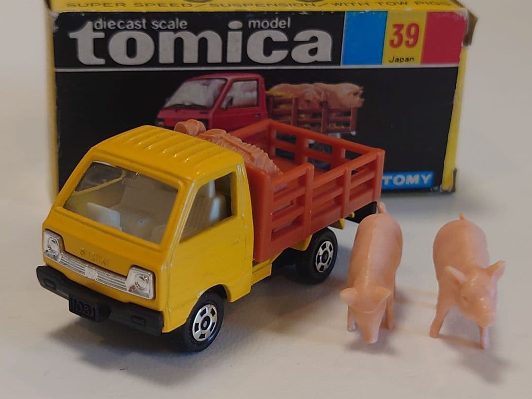 【リカルメ商い】 トミカ【31】 SUZUKI CARRY 家畜運搬車