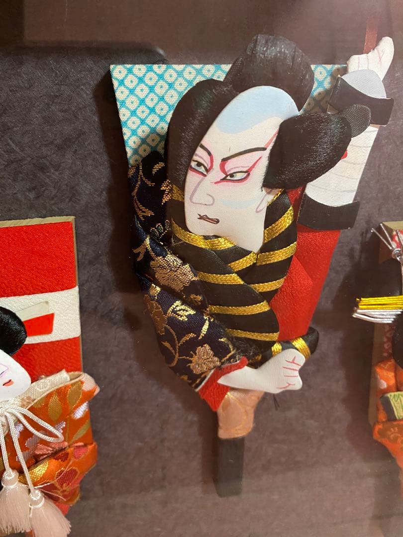 押絵羽子板10体セット　日本の伝統的な人形羽子板　ヴィンテージ