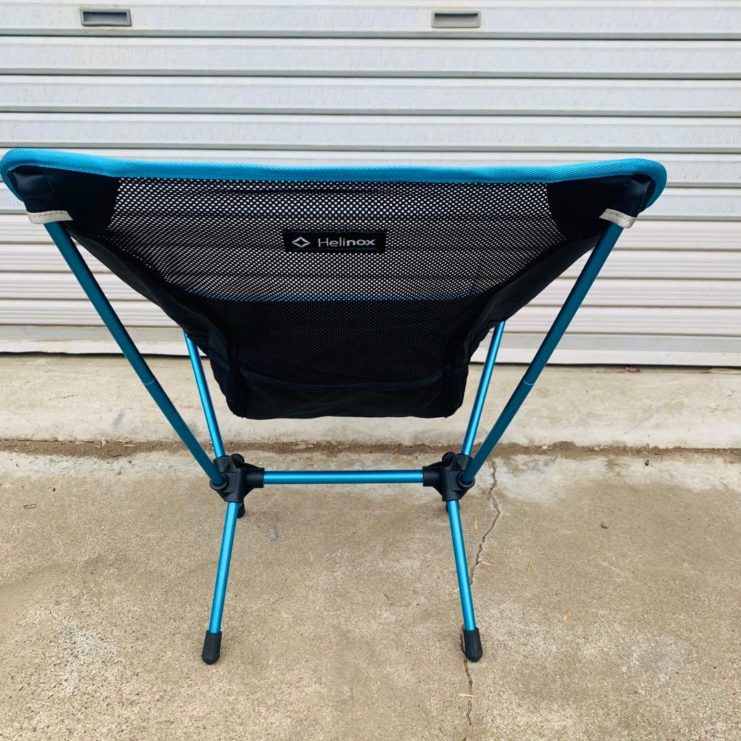 Helinox アウトドアチェア ブルー　ブラック