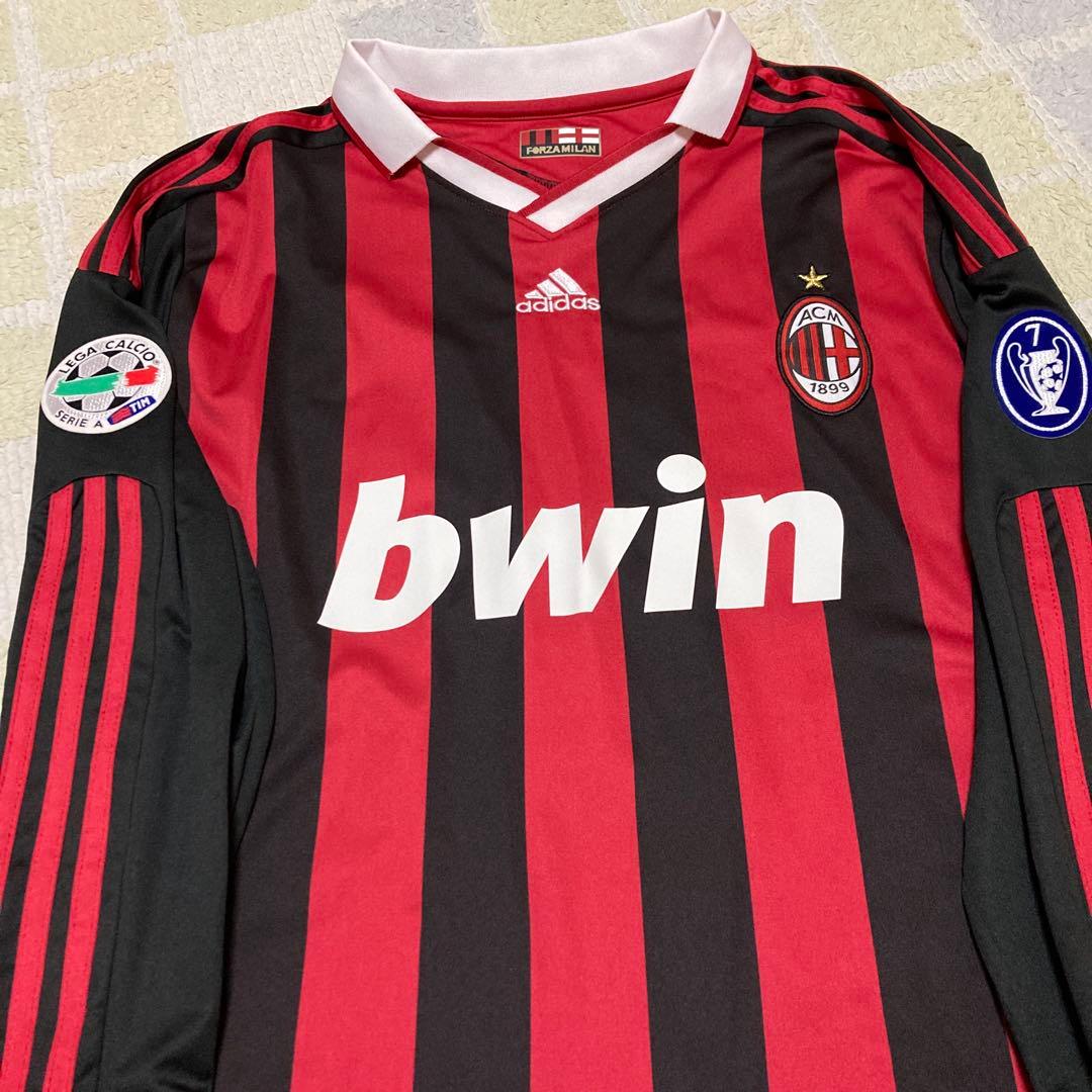 デビット・ベッカム　ユニフォーム　ACミラン サッカーユニフォーム長袖