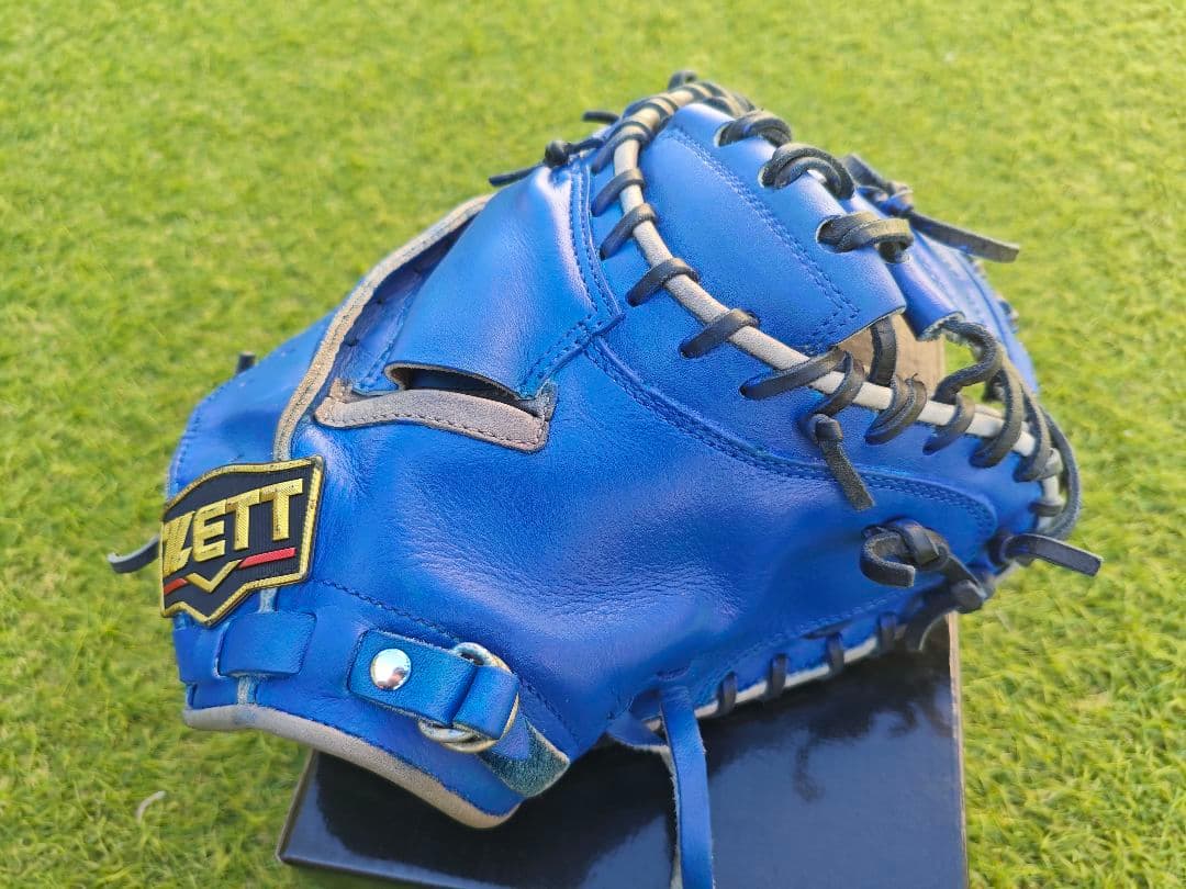 ZETT プロステイタス少年軟式用キャッチャーミット小林誠司モデルブルー　ゼット