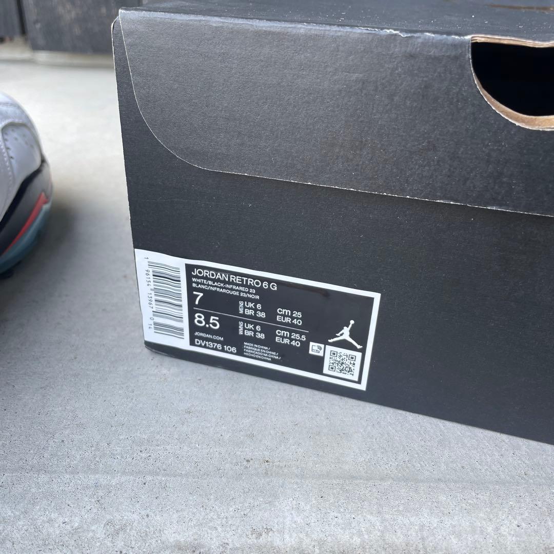 ナイキゴルフシューズ　ジョーダン6 25㎝