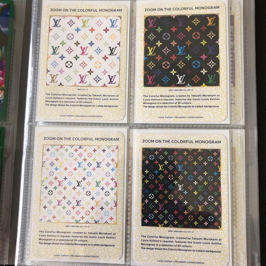 ルイヴィトン　村上隆　トレーディングカード4枚　❶