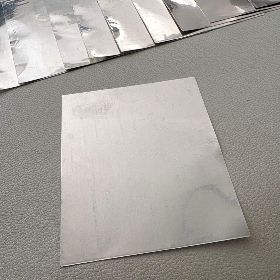 メタルエンボッシングピューターシート11.5×10cm計30枚