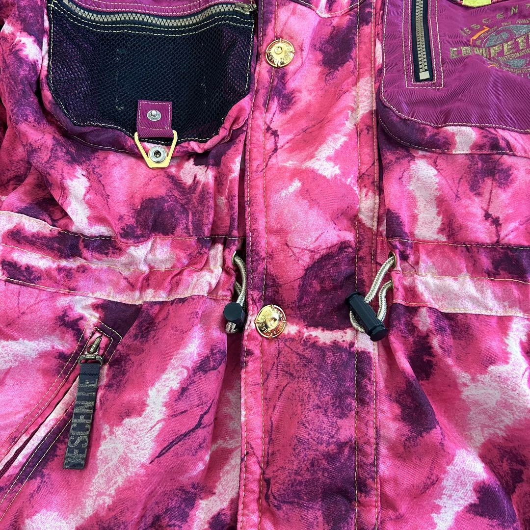 DESCENTE デサント スキーウェア 上下セット 日本製 Y2K 総柄