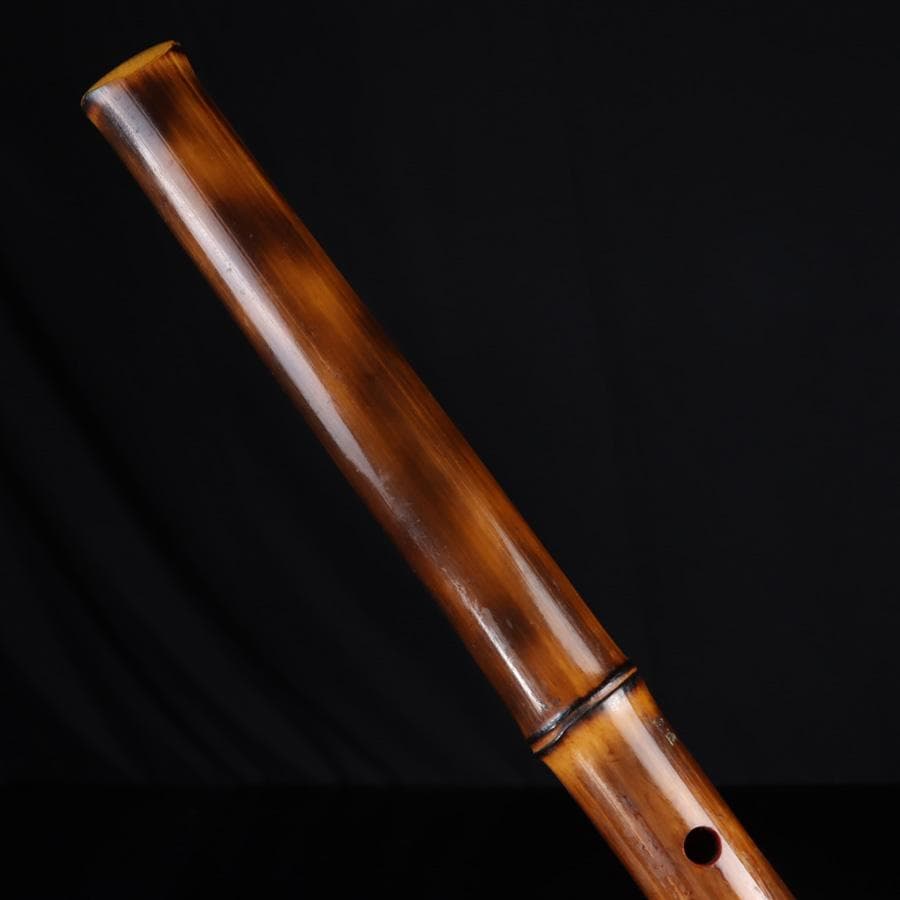 専用Y3279-6 琴古流 尺八 隆風 銀三線 螺鈿細工 全長69.5㎝ 　EE