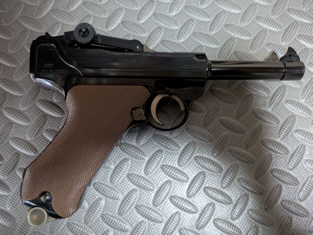 マルゼン ライブカート 排莢式 ルガーP08 豪華フルセット部品取り2丁付き