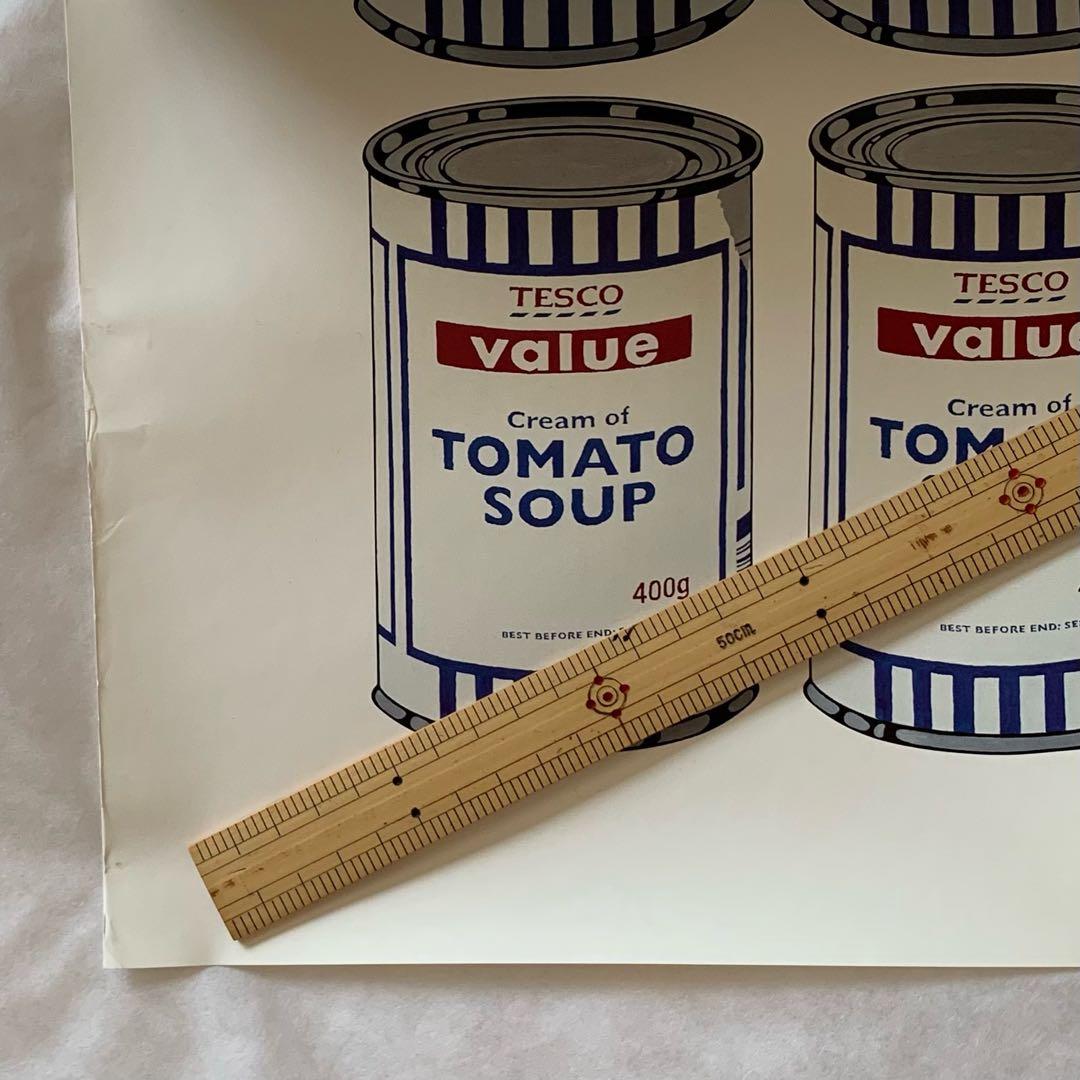 【難あり】Banksy バンクシー SoupCans POW ポスター スープ缶