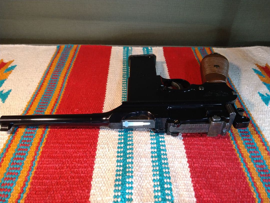 外観は極美品！フジミ模型製モーゼルM712　ガスガン！ガス漏れのため要整備品！