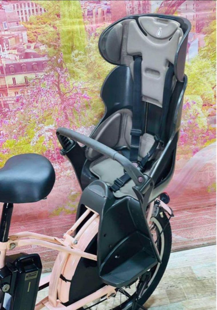 K1960 電動自転車ブリヂストン ビッケ 子供乗せ 20インチ 送料無料