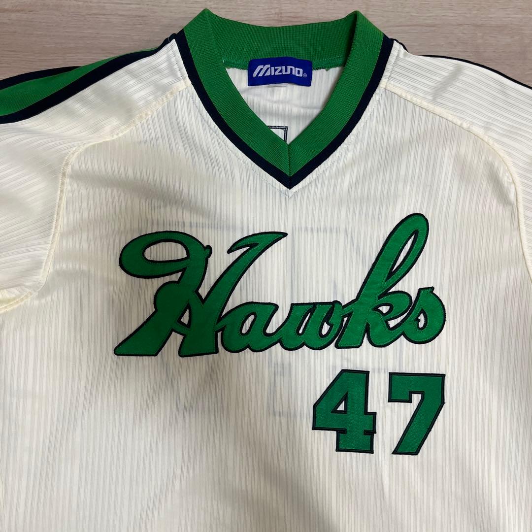 南海ホークス　刺繍ユニフォーム　工藤公康　ミズノ