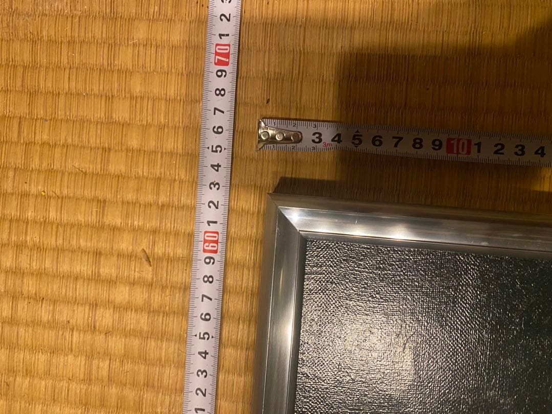 油彩 現代アート 女性と風景 約63x75cm - 作: M.Funayama