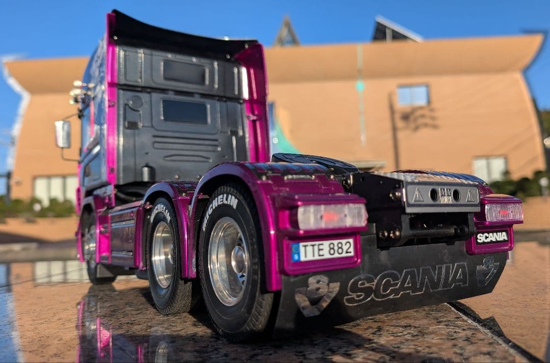 1/14 スカニア フルオペ カメラ付 タミヤ トレーラー ビッグトラック