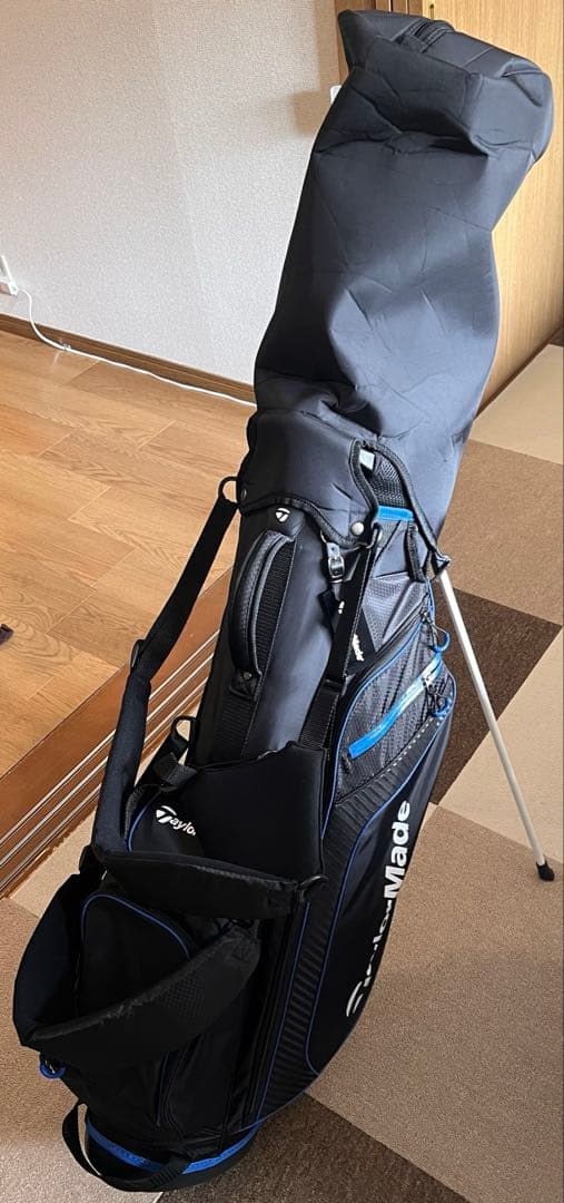 TaylorMade スタンド式キャディバッグ ブラック/ブルー