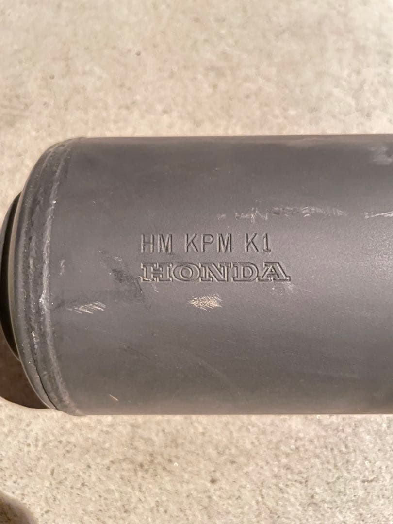 FTR223純正　新車取外し　美品　HONDA HM KPM K1 サイレンサー