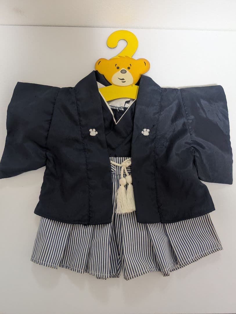 ビルドアベア 紋付き 袴 着物 コスチューム 服 衣装 お正月 結婚式 七五三