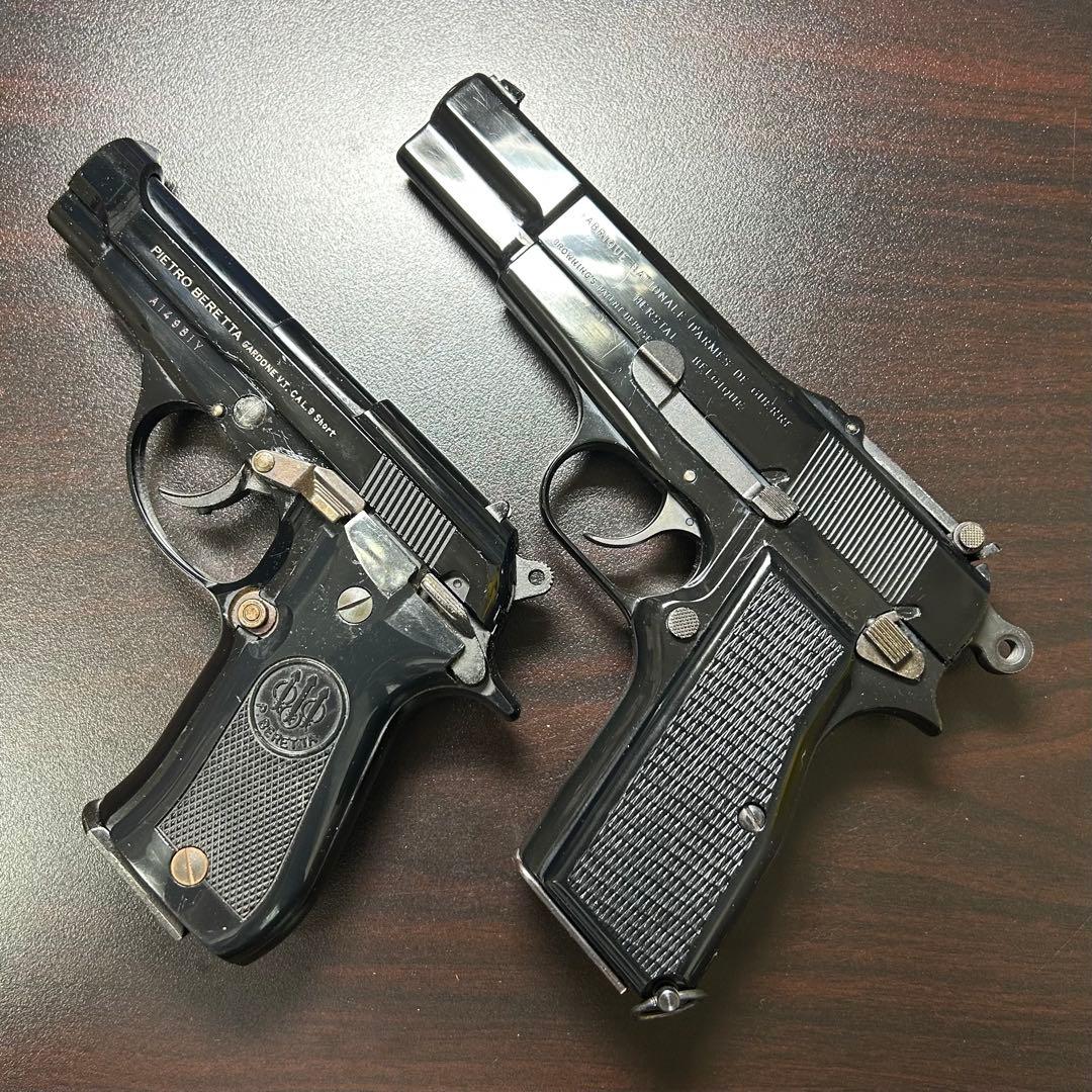 マルシン　ブローニングハイパワー　ベレッタ　モデルガン