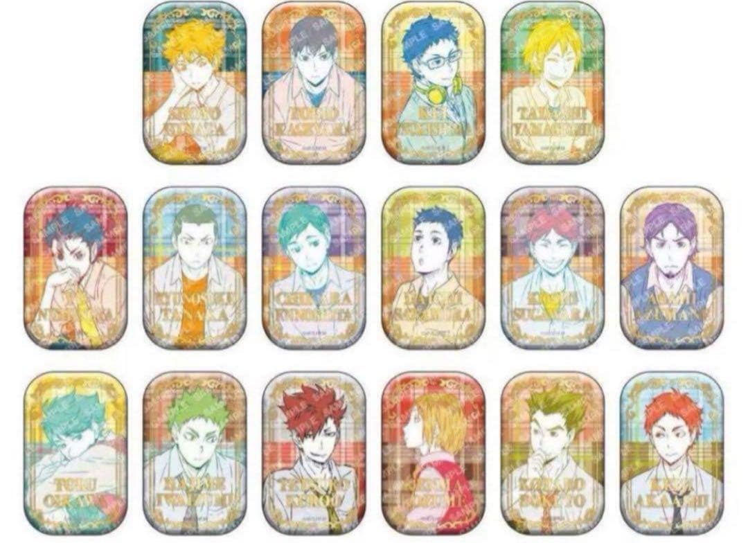 ハイキュー セブンネット限定 スクエア 缶バッジ オフショット 第一弾