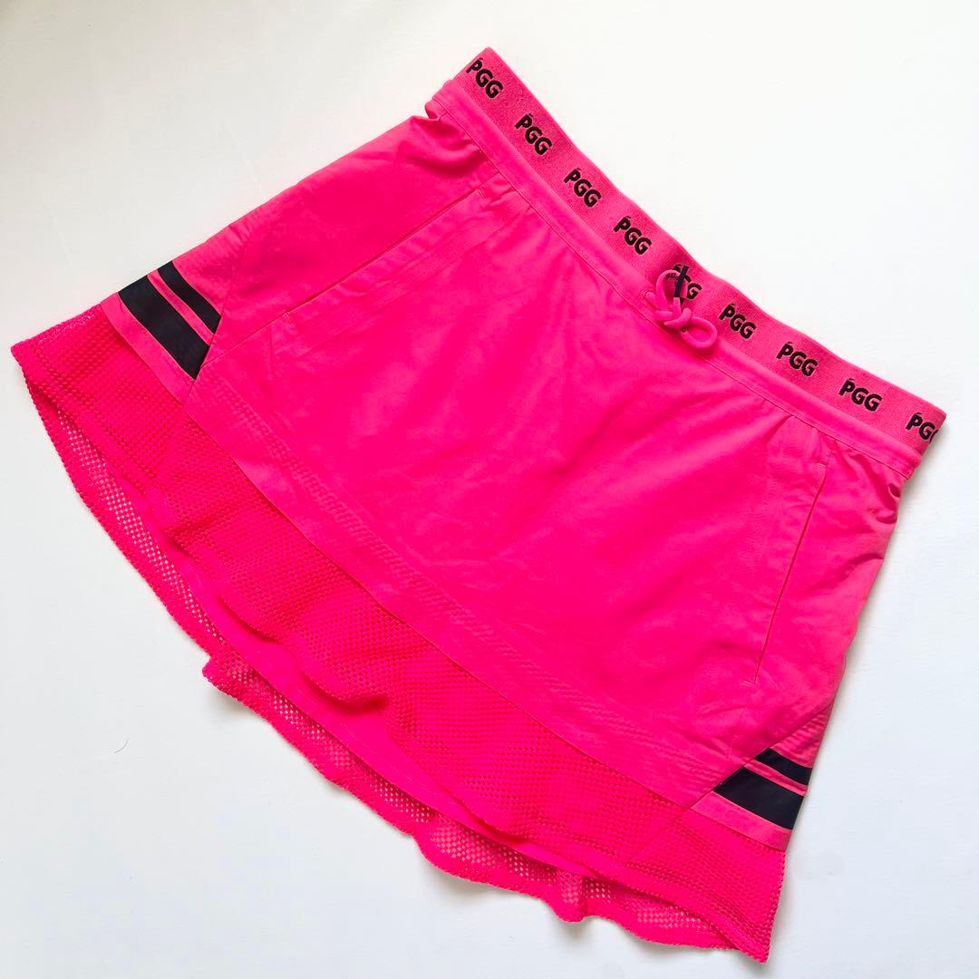 PGG パーリーゲイツ　セットアップ　ノースリーブシャツ　スカート レディース