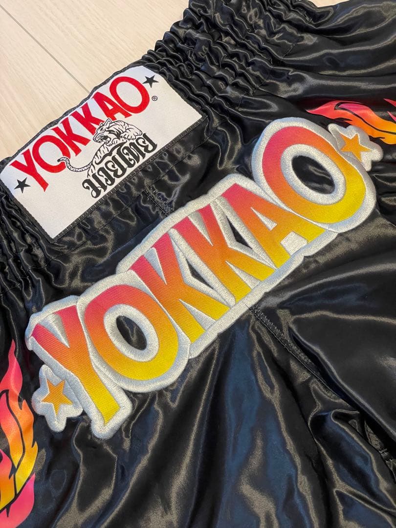 YOKKAO （ヨッカオ） 炎 ボクシングショーツ ムエタイショーツ