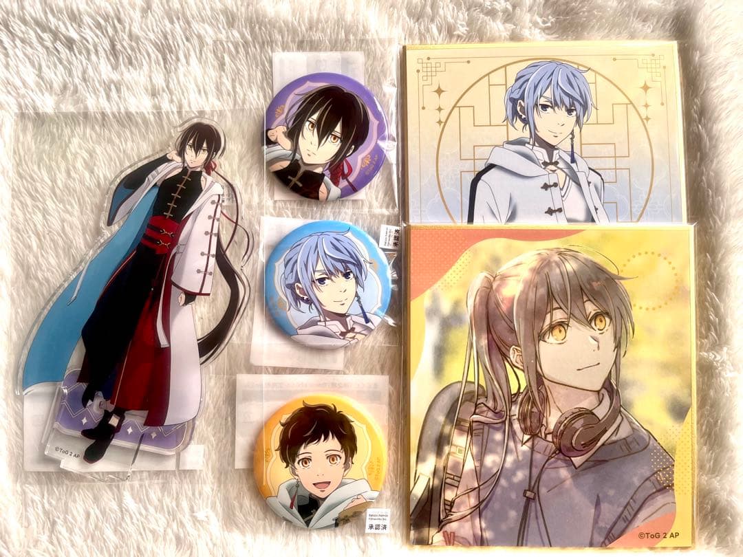 神之塔　まるくじ　アクリルスタンド　缶バッチ　色紙