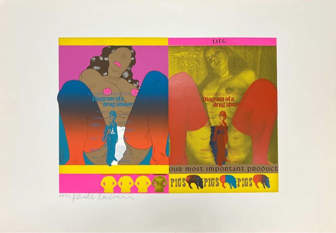 田名網敬一 ゼンマイ仕掛けのマリリン 1972 EA