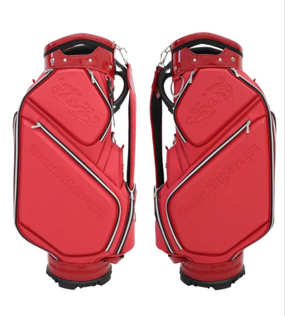 Dance With Dragon ゴルフキャディバッグ レッド 9